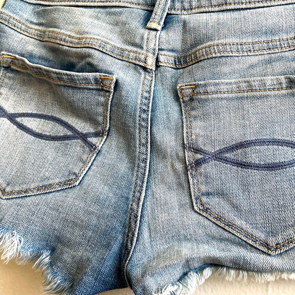 Low Rise Denim Shorts - Picture 3 of 3